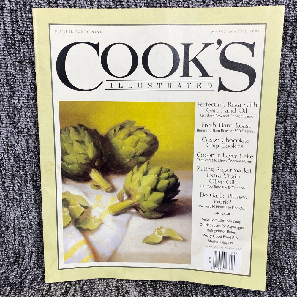 Vintage Cooks Illustrated Magazine March April 2001 Number 49 Recipes
